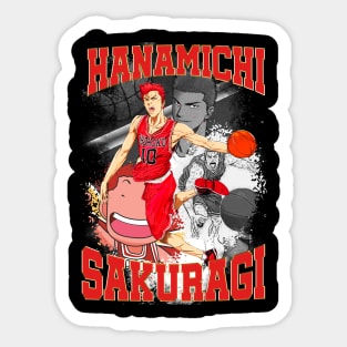 hanamichi anime basketball fanart Sticker